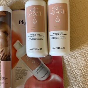 Avons Skin So Soft+ Firm Up Body Lotion - Pink & White Bottle (2)